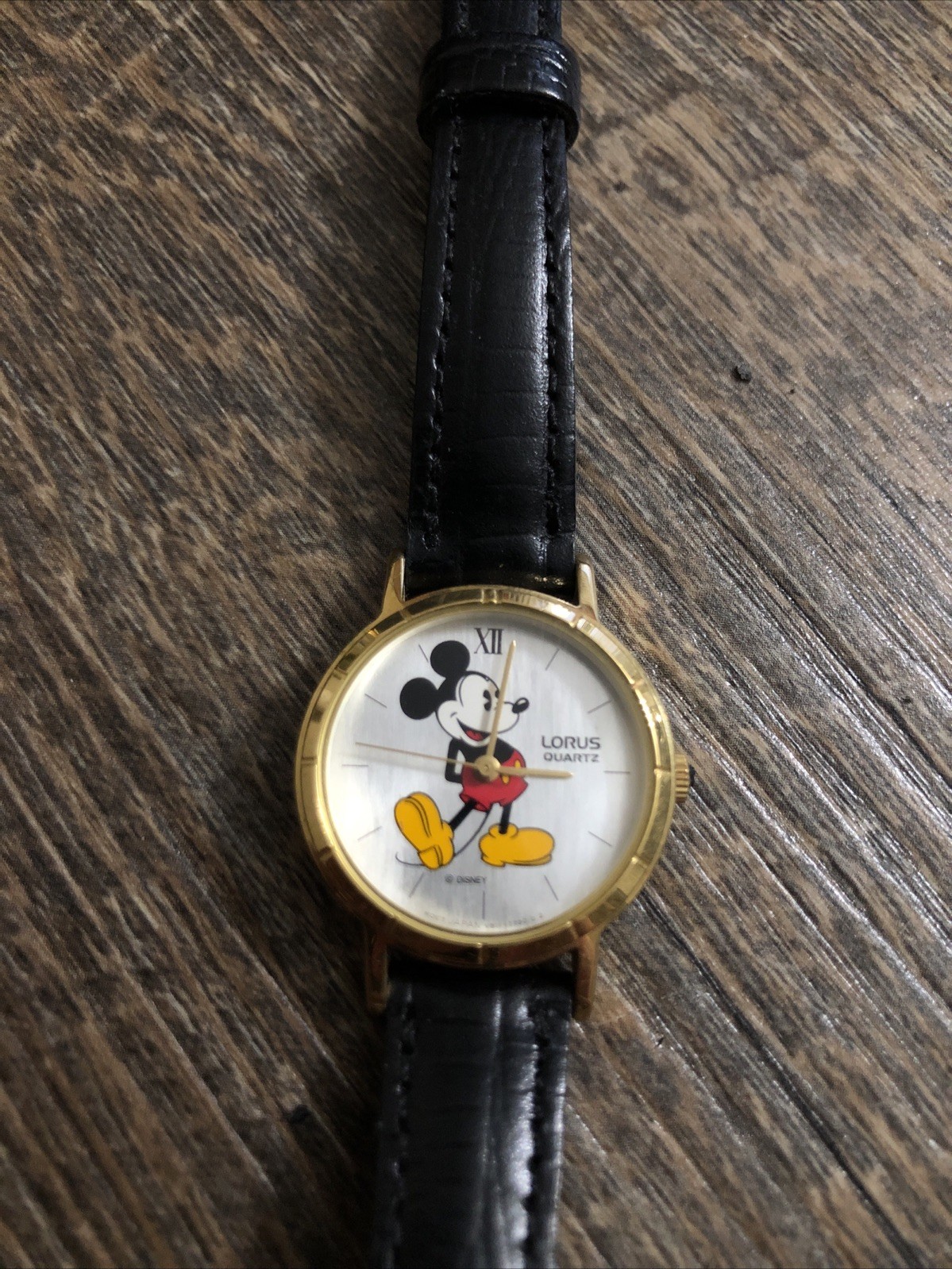 Vintage Lorus Mickey Mouse Disney Quartz Watch Japan Movement New Battery