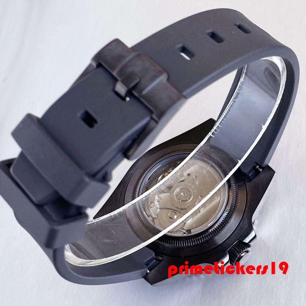 Tandorio NH36 Full Lume Dial Black Pvd 40mm Sapphire Automatic Men’s Watch Date