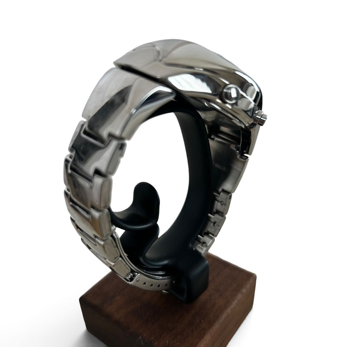 Operation confirmed SEIKO ALBA SPOON w850 Seiko Alba Spoon Digital Silver y2k St
