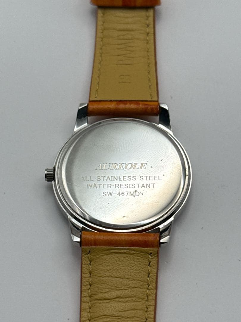 Aureole Quartz Silver Dial Wristwatch