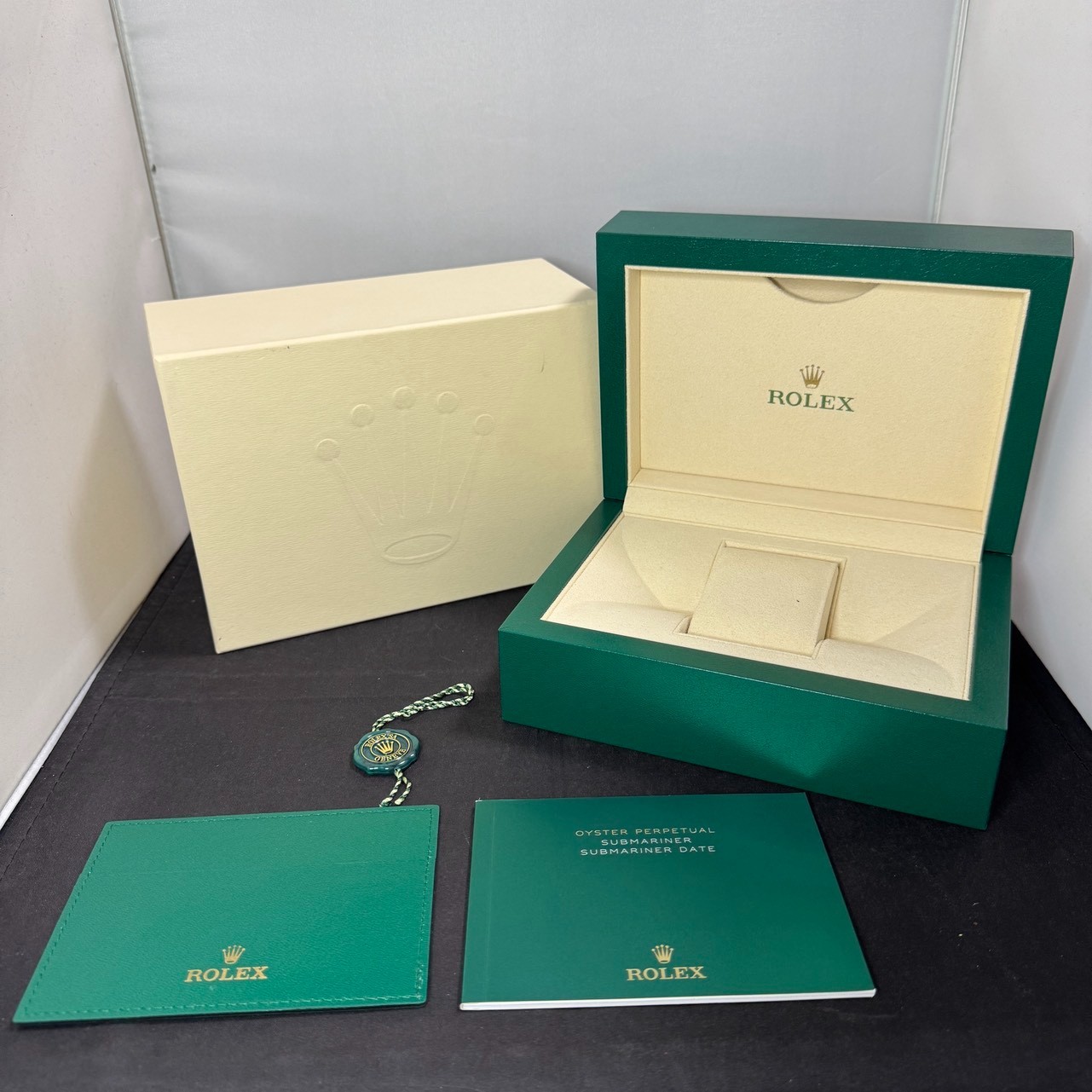 ROLEX Watch Box Case 39139.01-OYSTER M Booklet of SUBMARINER 100%Authentic 6795
