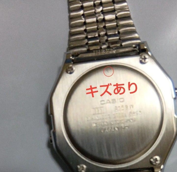 Body has scratches CASIO A159WA N1JH Made in Japan Chipkashi a159wan1jh