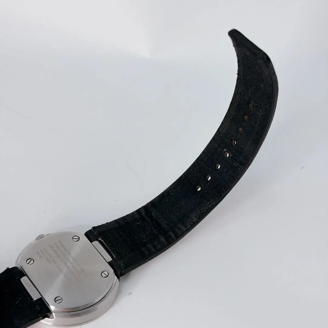 ISSEY MIYAKE TO VJ20-0010 Tokujin Yoshioka Silver Black Quartz Watch Box Papers