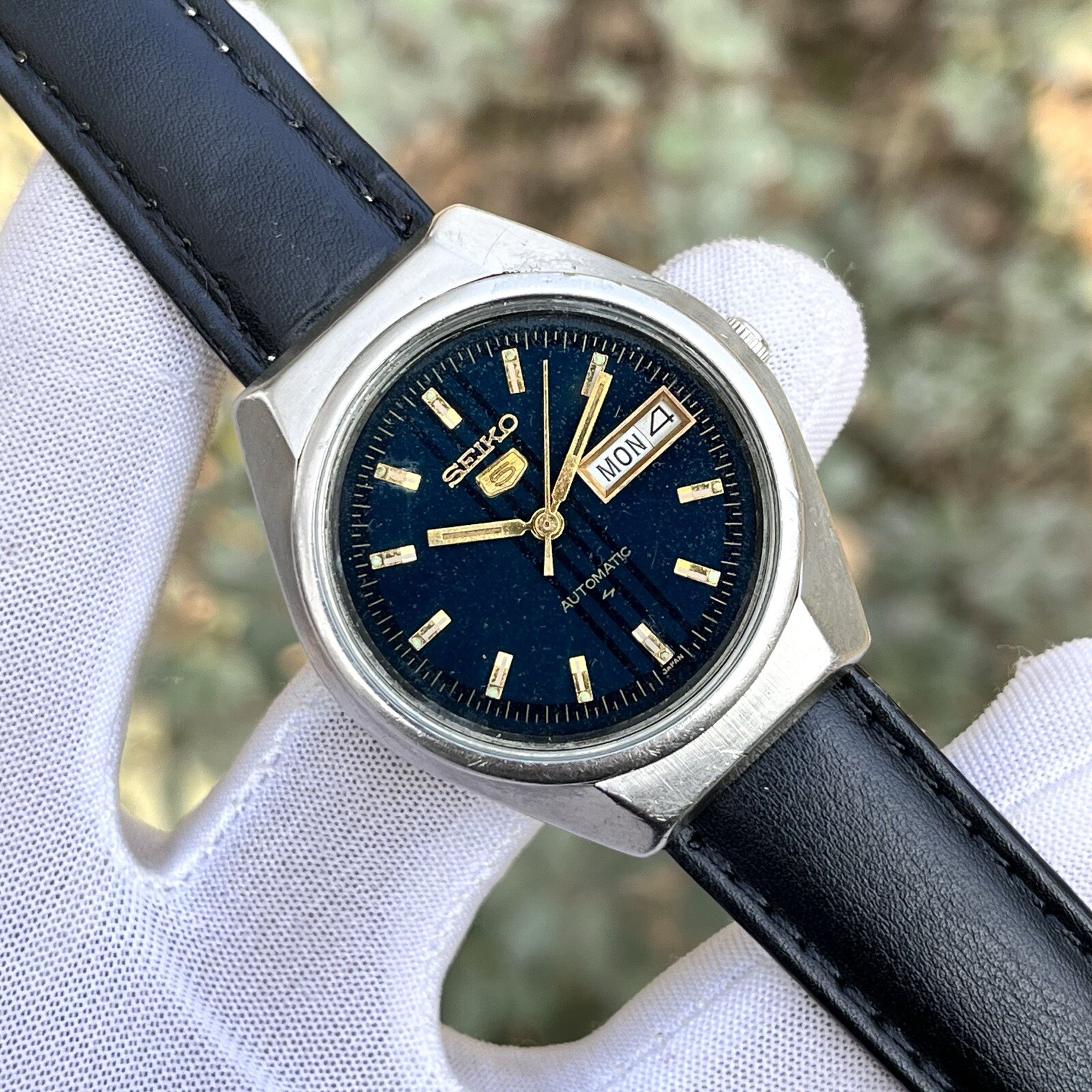Vintage Seiko 5 Automatic Dress Formal Japan Made Men’s Watch 6310-8130