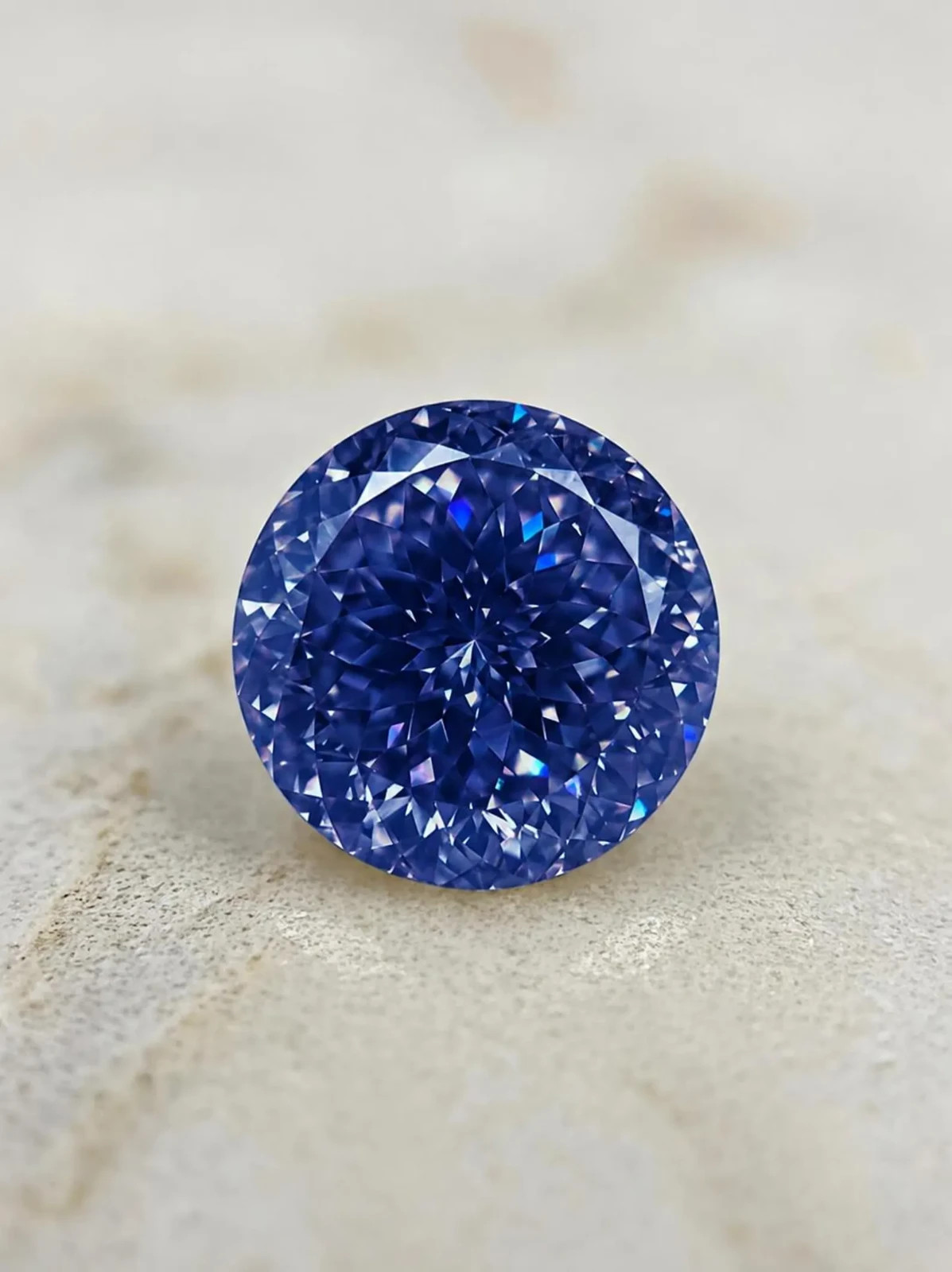 CERTIFIED 7.00 Ct Natural blue Diamond round LOOSE VVS1/ 13.0 mm