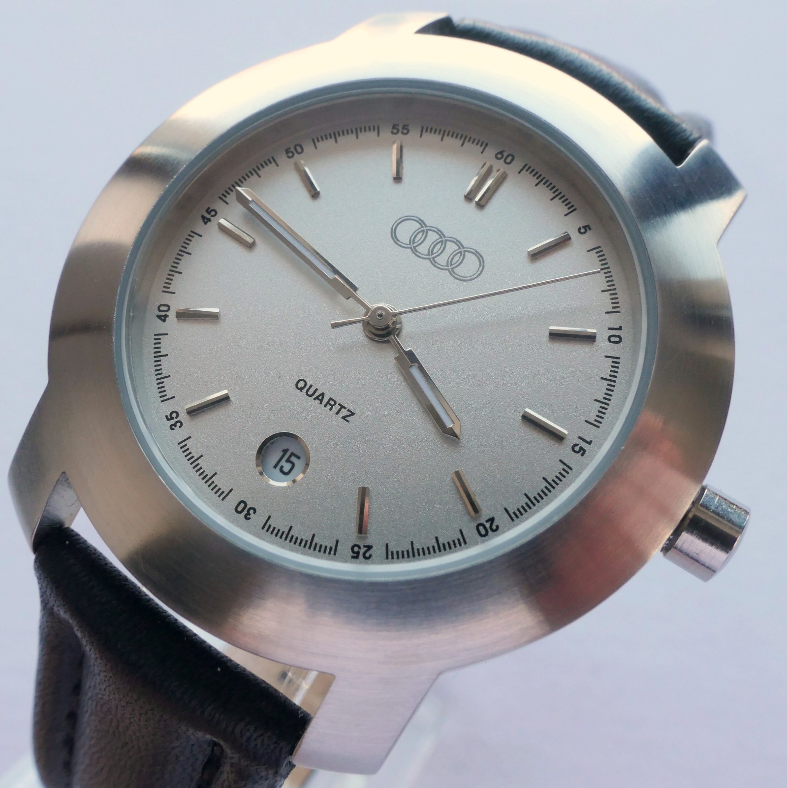 Audi Classic Driver Sport Retro Line Racing Car Accessory Made in Germany Watch