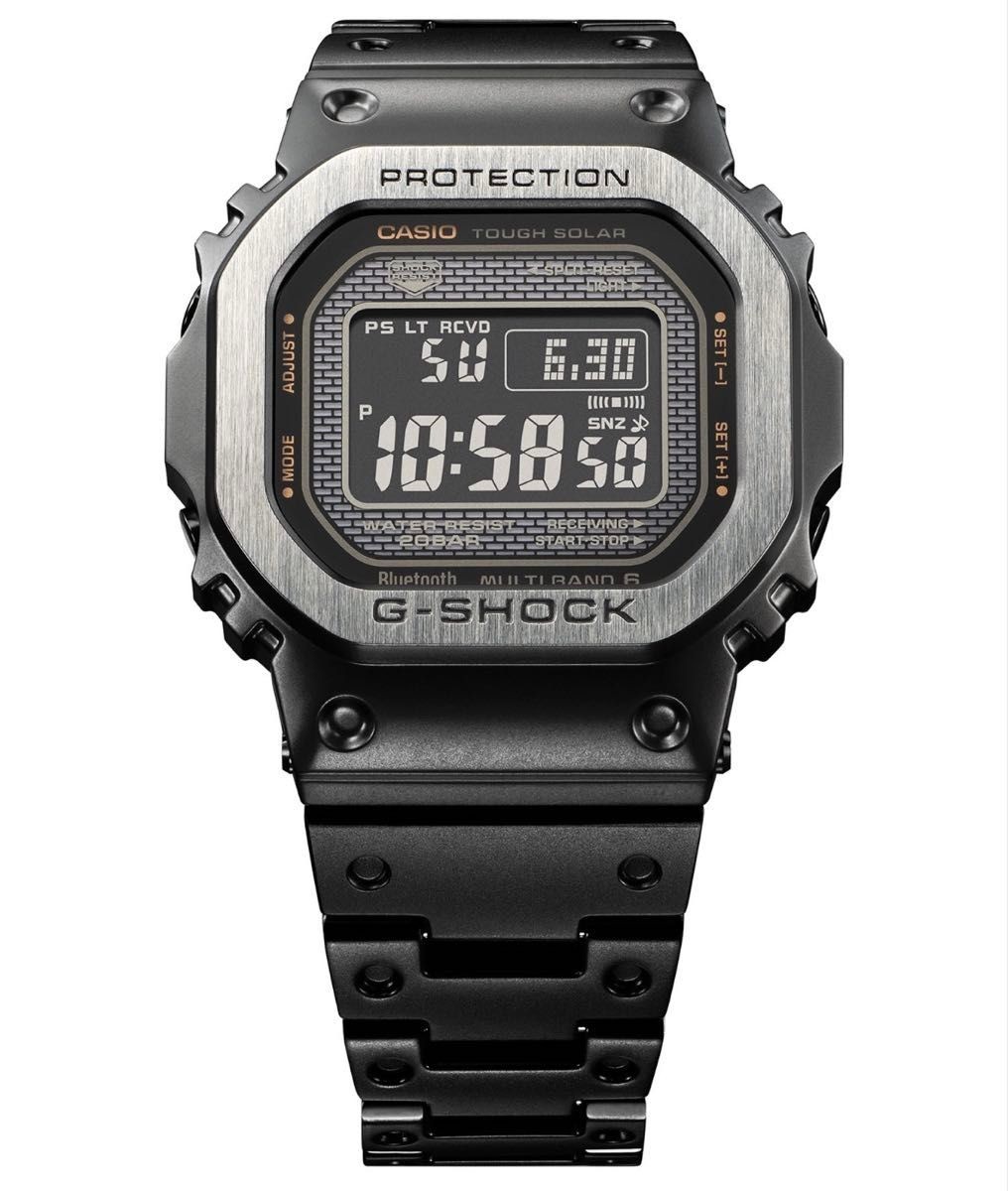 [B1P] CASIO G SHOCK GMW B5000MB 1JF Full Metal Black Solar Watch [m6z]