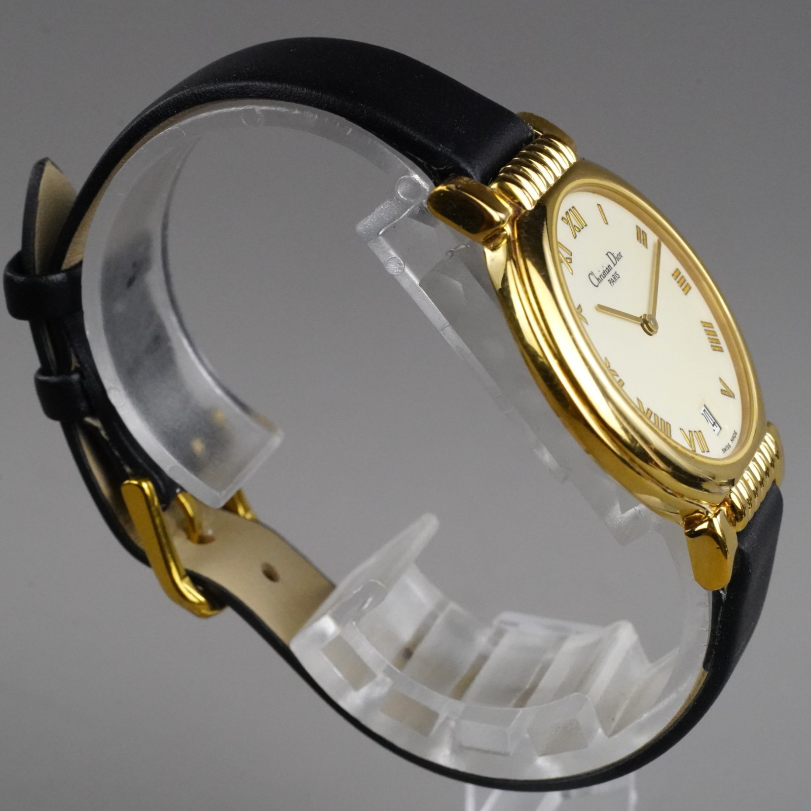 Christian Dior Vintage Unisex Watch 45.125 Gold 32mm New Battery New Band