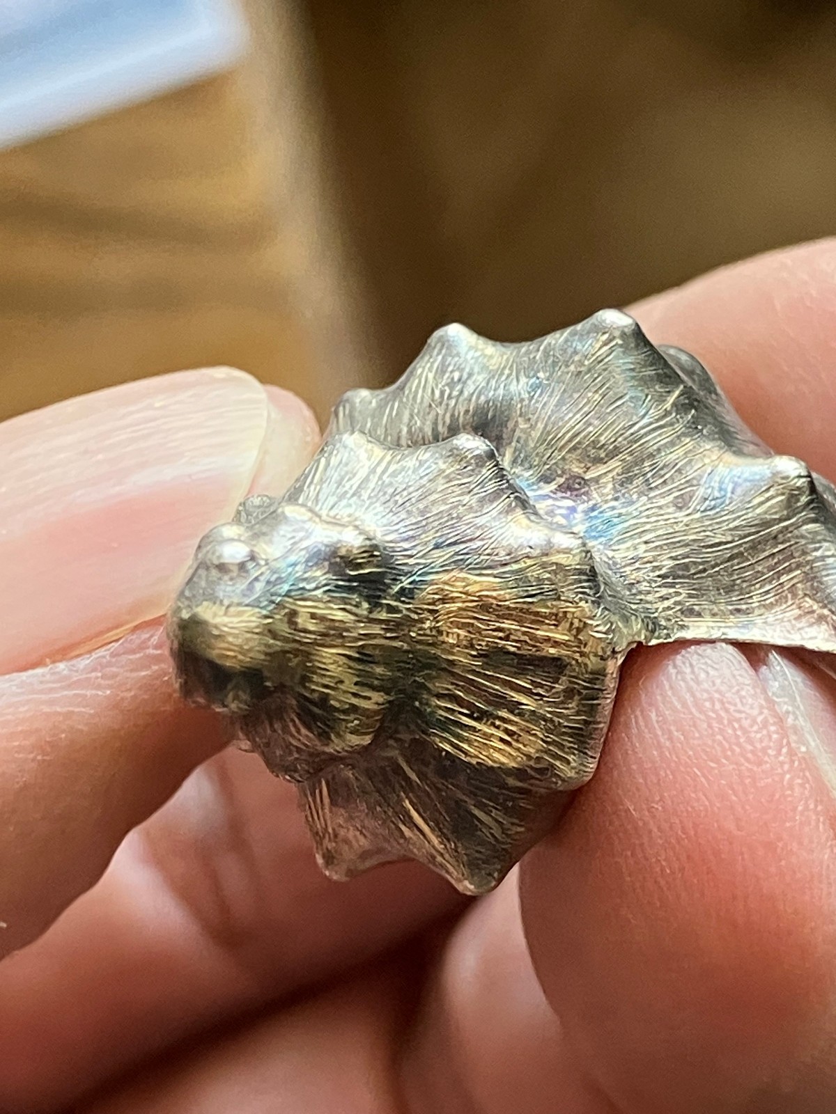Sterling CONCH SHELL PENDANT 5.6 grams