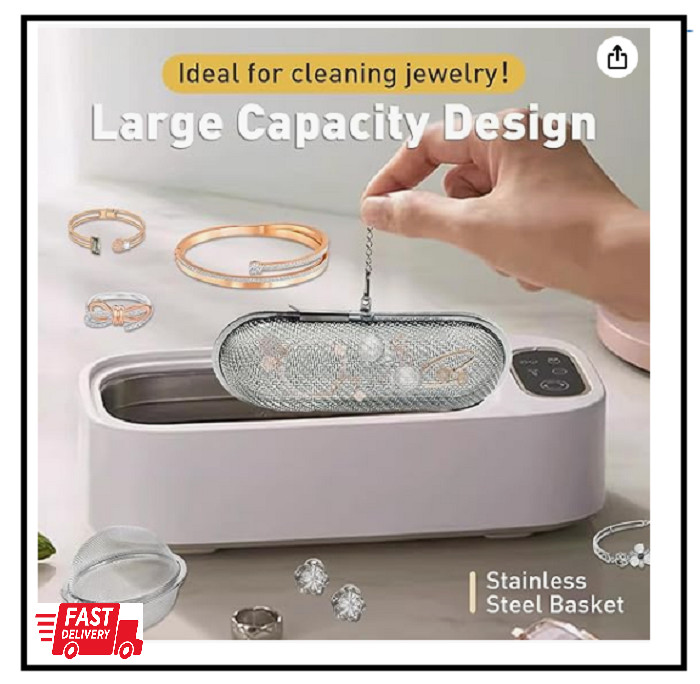 Ultrasonic Cleaner Basket – 2Pcs Small Parts Jewelry Cleaning Basket, Ideal f…