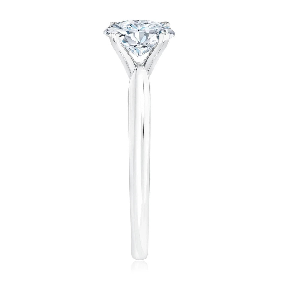 IGI Certified Lab Grown Diamond Engagement 14 K Gold Ring Gift For Her 1Ct F VVS
