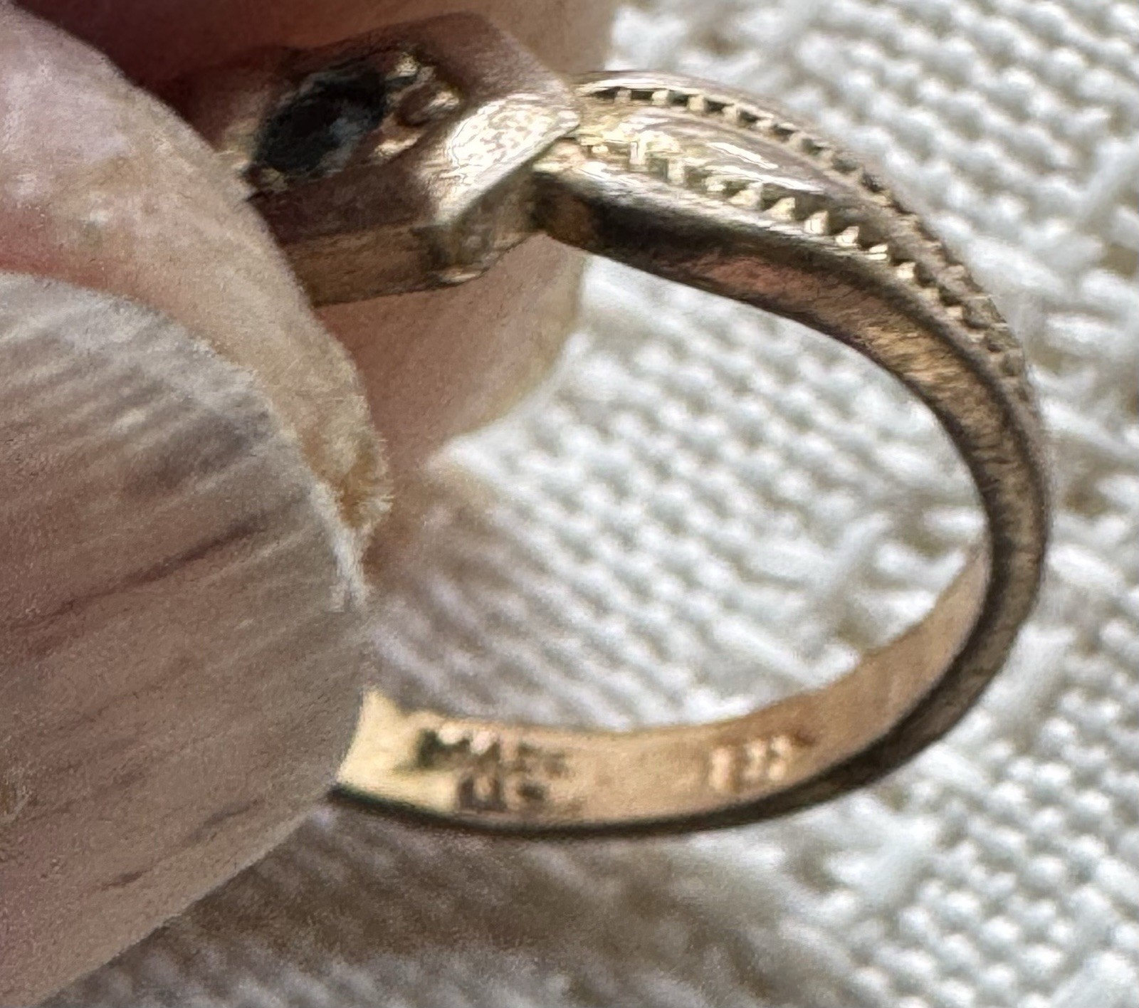2 Antique Victorian Era Gold Signet Art Deco Children’s Rings
