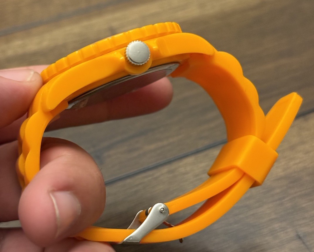 Pac-Man Watch Orange Ghost Bandai Namco Clyde Used Collectible From Japan