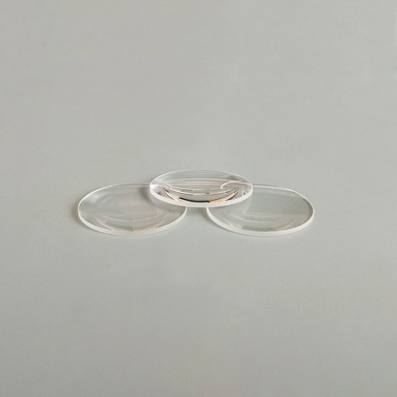 2pc 30mm Optical Glass Focal Length 50mm Plano Convex Lens Optical experiment
