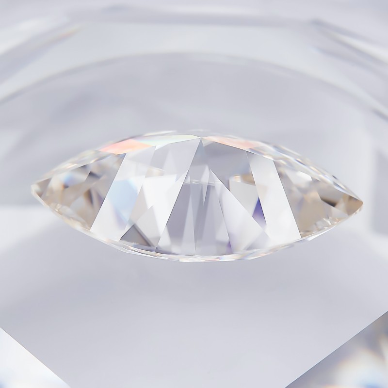 GRA Full Size Marquise 0.1-10ct Loose D Moissanite Vivid blue VVS1 for Jewelry