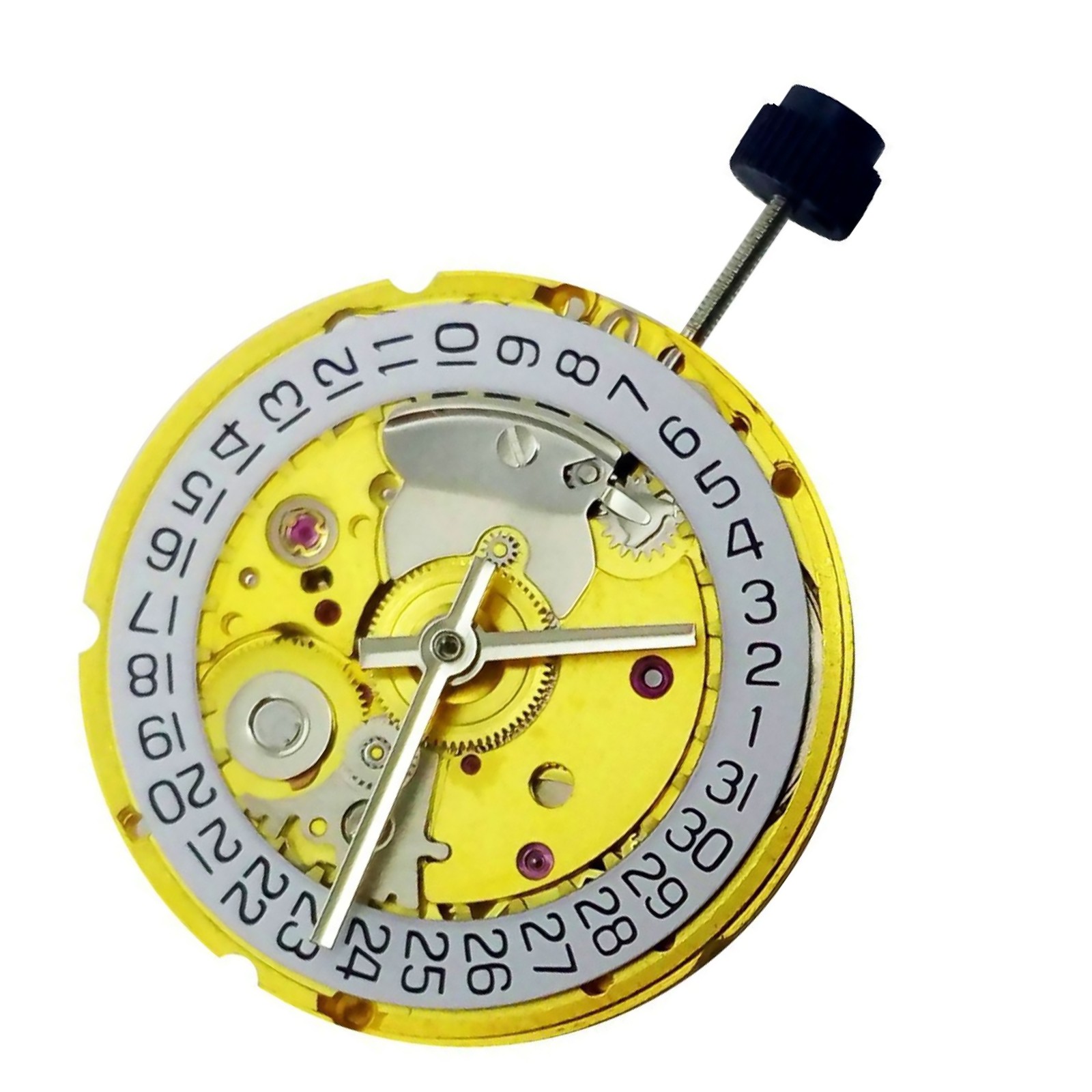 Gold Retro Clone 25 Jewels Automatic Watch Movement For ETA 2824 2824-2 I oo