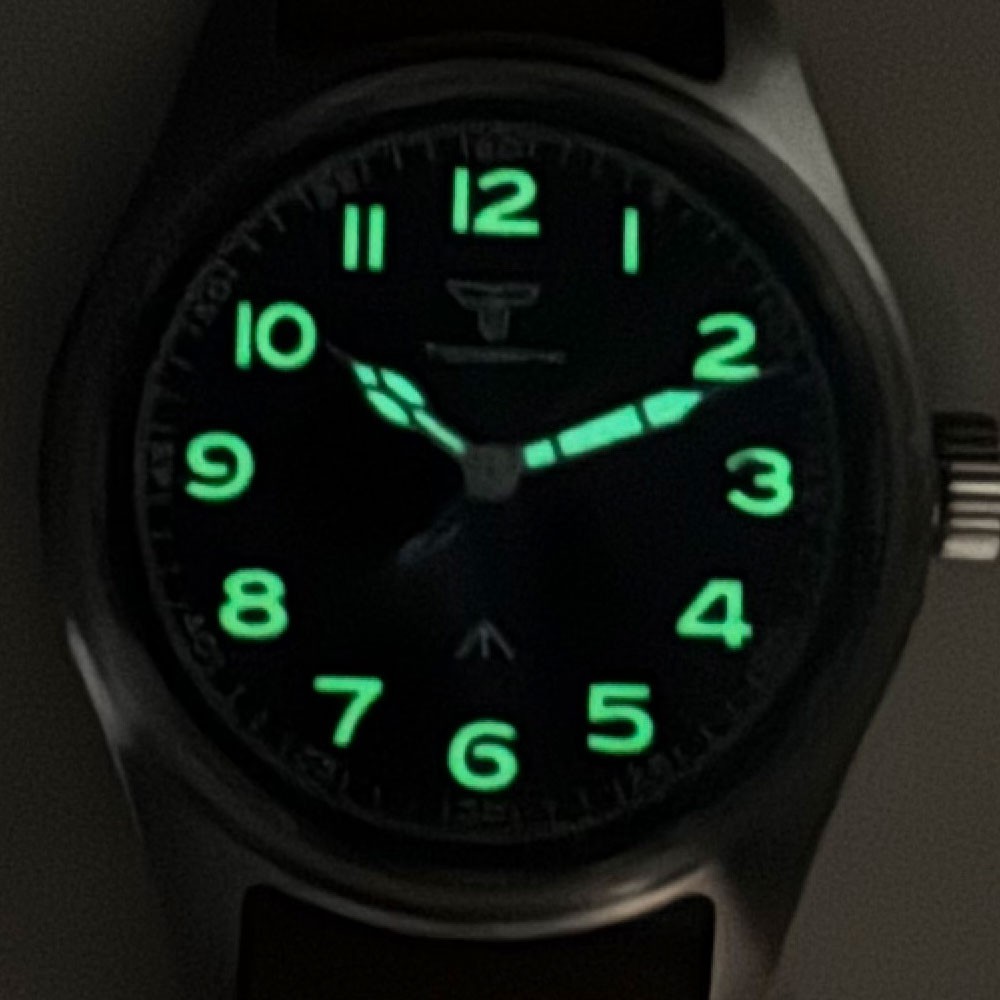 Tandorio 39mm Arabic Luminous 20ATM Sapphire Automatic Japan NH35A Men Watch