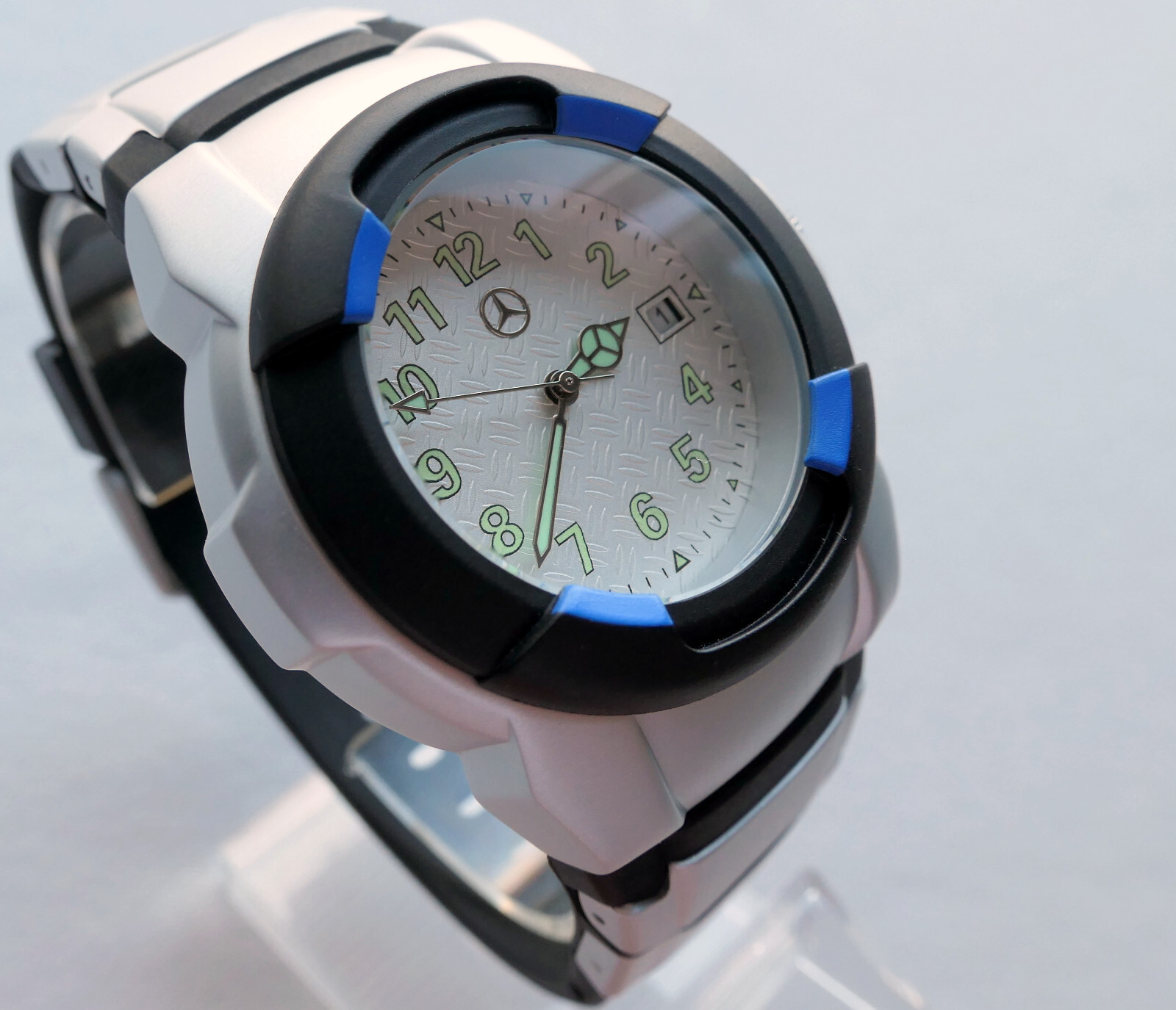 Mercedes Benz Drivers Line Classic Car Accessory Racing Sport Light Design Watch