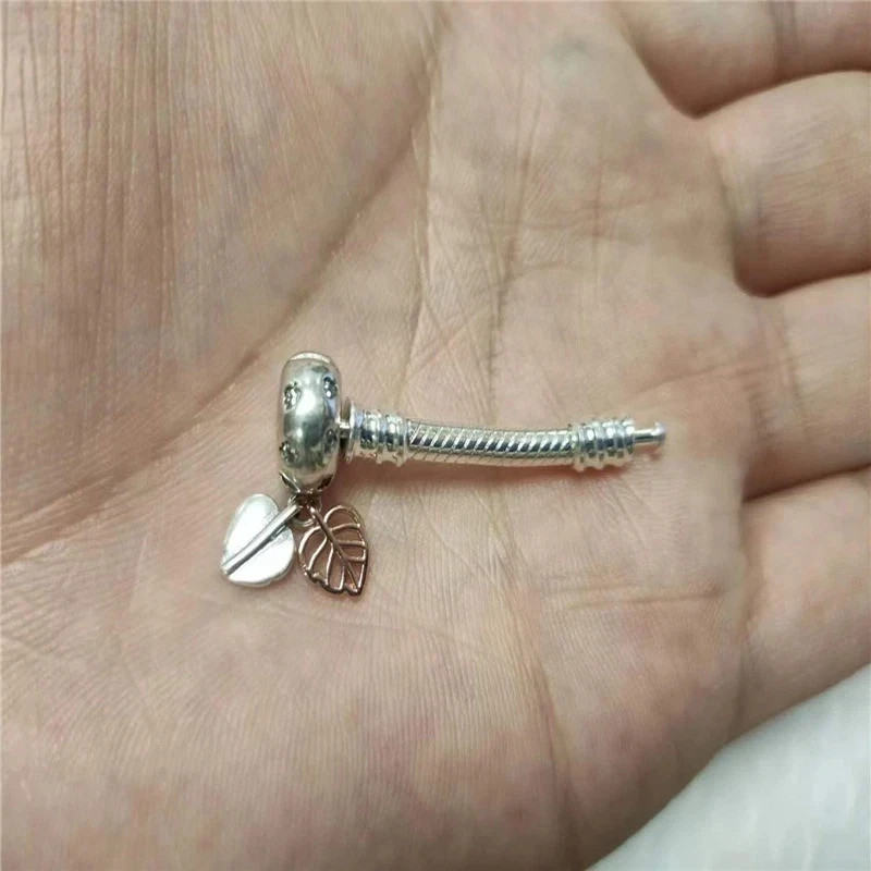 2026 Extender 925 Sterling Silver Bracelet extender Fit Original Charm Beads 🔗