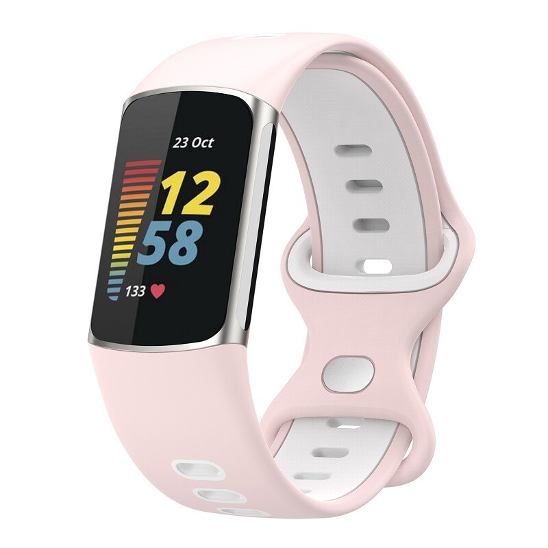 For Fitbit Charge 6 Replacement Strap Sports Silicone Wristband Watch Band