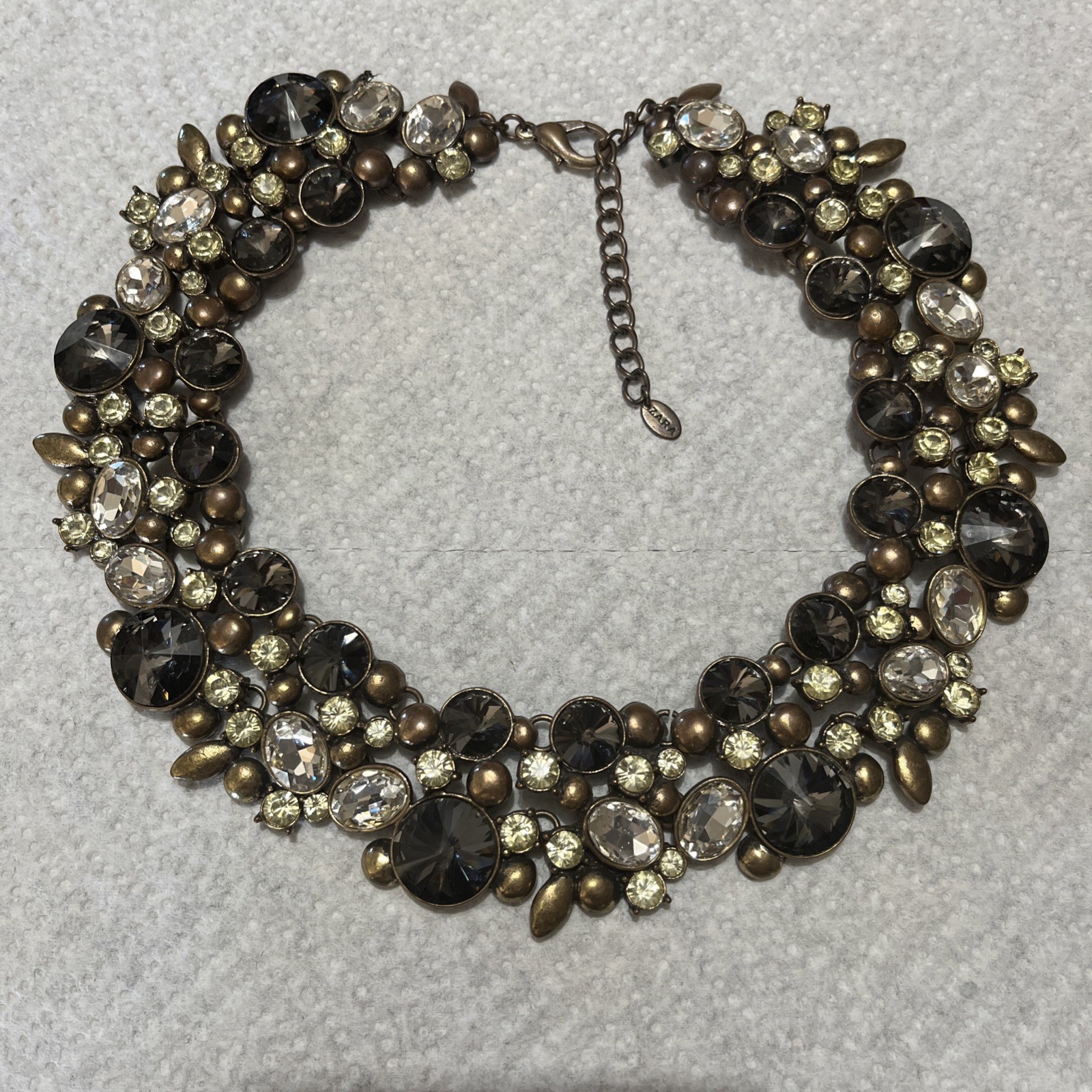 Zara Rhinestone Encrusted Chocker Necklace