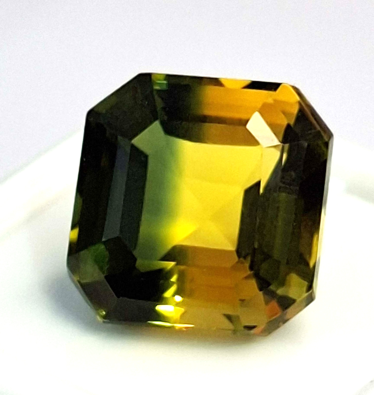 Ametrine Bi-Colour Asscher Cut 10-12 Ct Natural Loose Certified Gemstone SP501