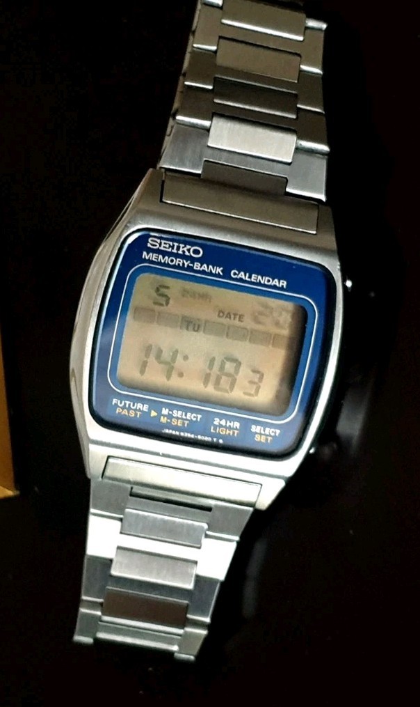 VINTAGE 1970 Quarzo Seiko LCD Modulo Moonraker M354-5020 Solo cassae modulo.
