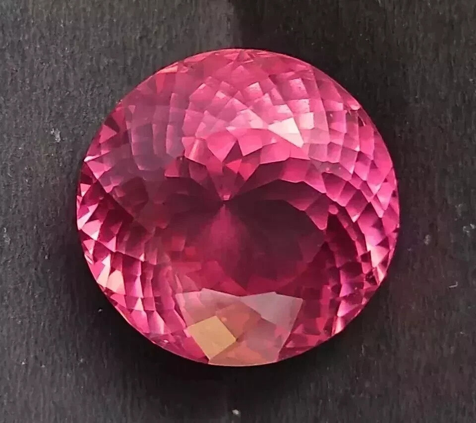 125 Ct+ Round Cut Shiny Padparadscha Sapphire Natural Loose Gemstone Certified