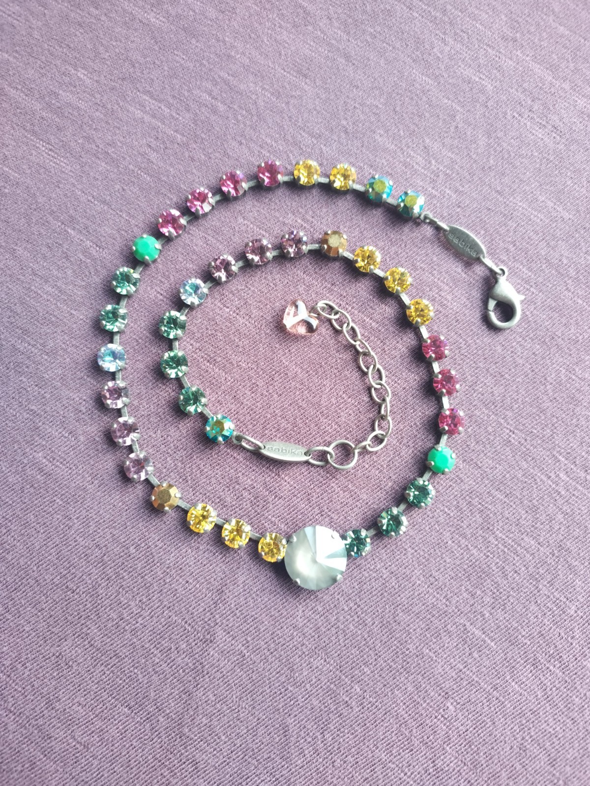 Fun Sabika necklace has loads of color and sparkle