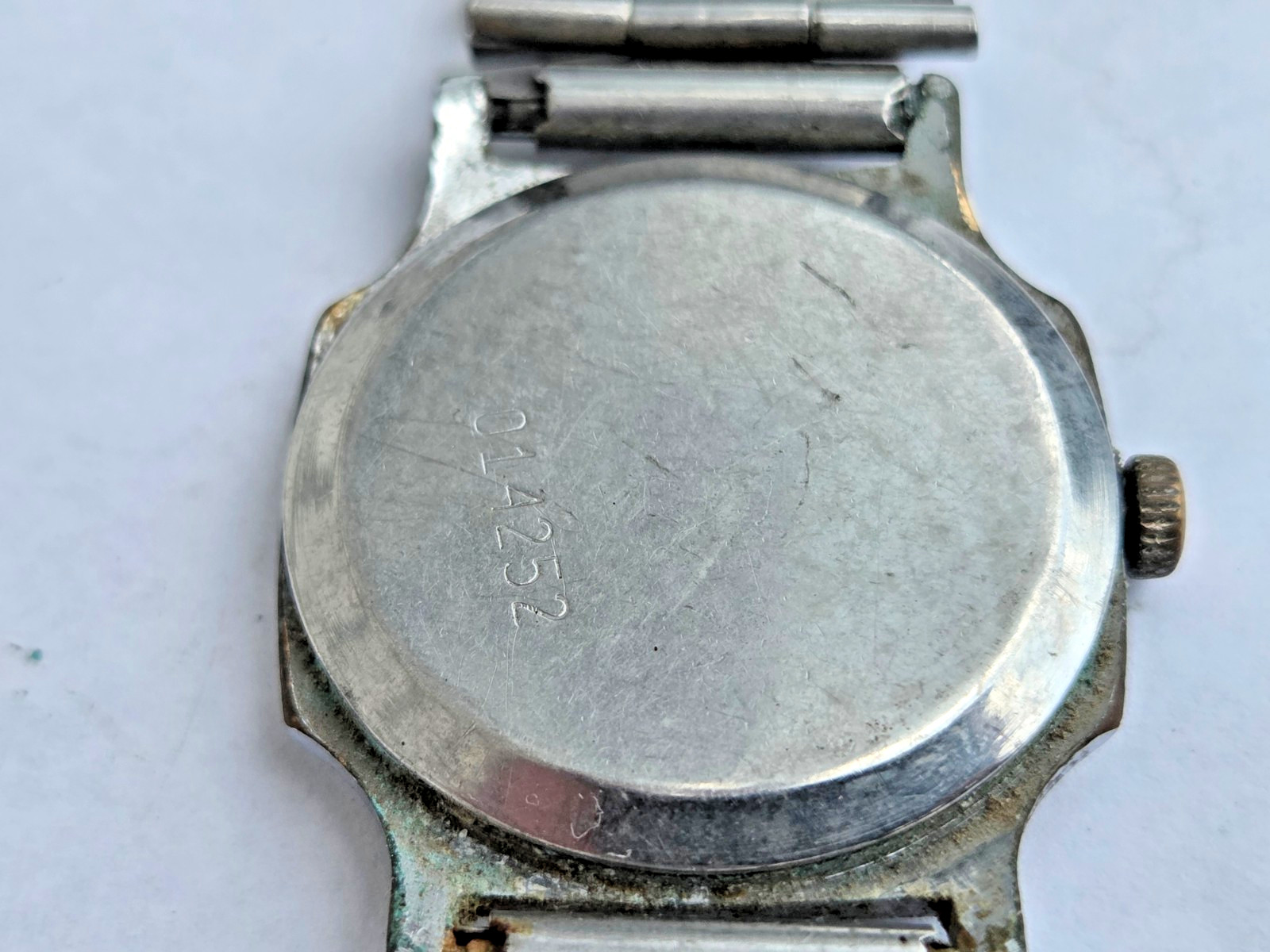 Russian Wristwatch Watch Pobeda , Victory . Made in USSR . Not working for parts