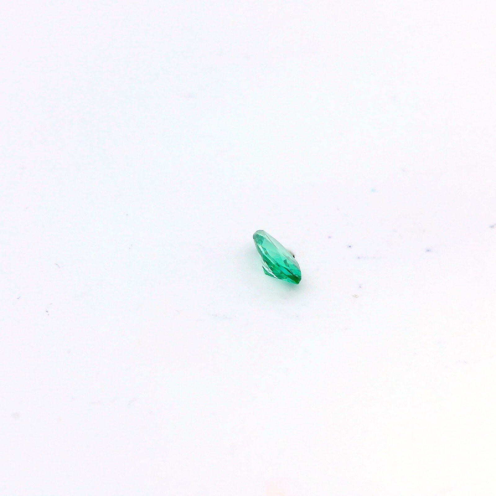 0.38ct Loose Marquise Lab Created Blue Tourmaline Gemstone 6 x 3mm