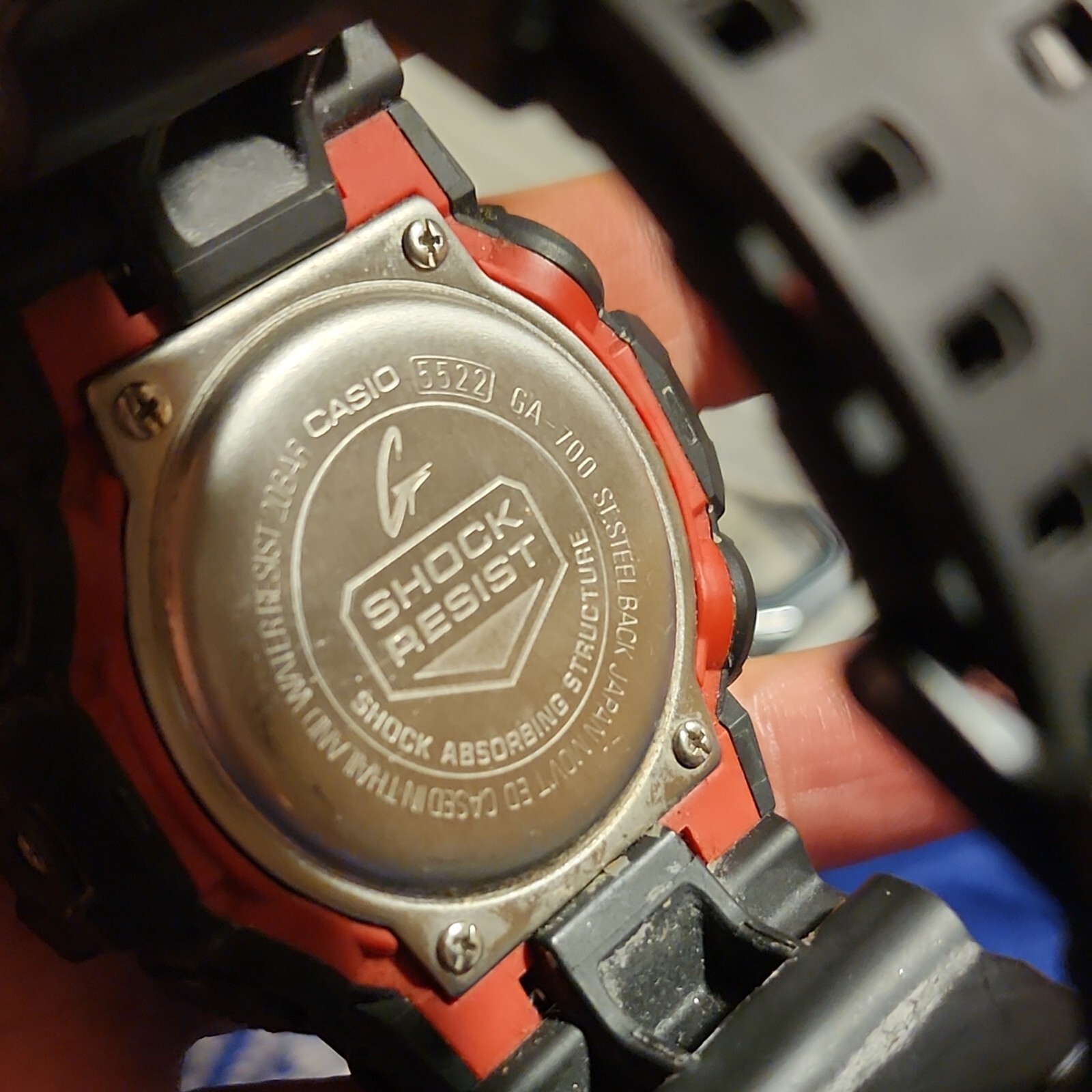 Casio G-Shock GA-700-1A Analog Digital Black Resin Strap Alarm Men’s Watch