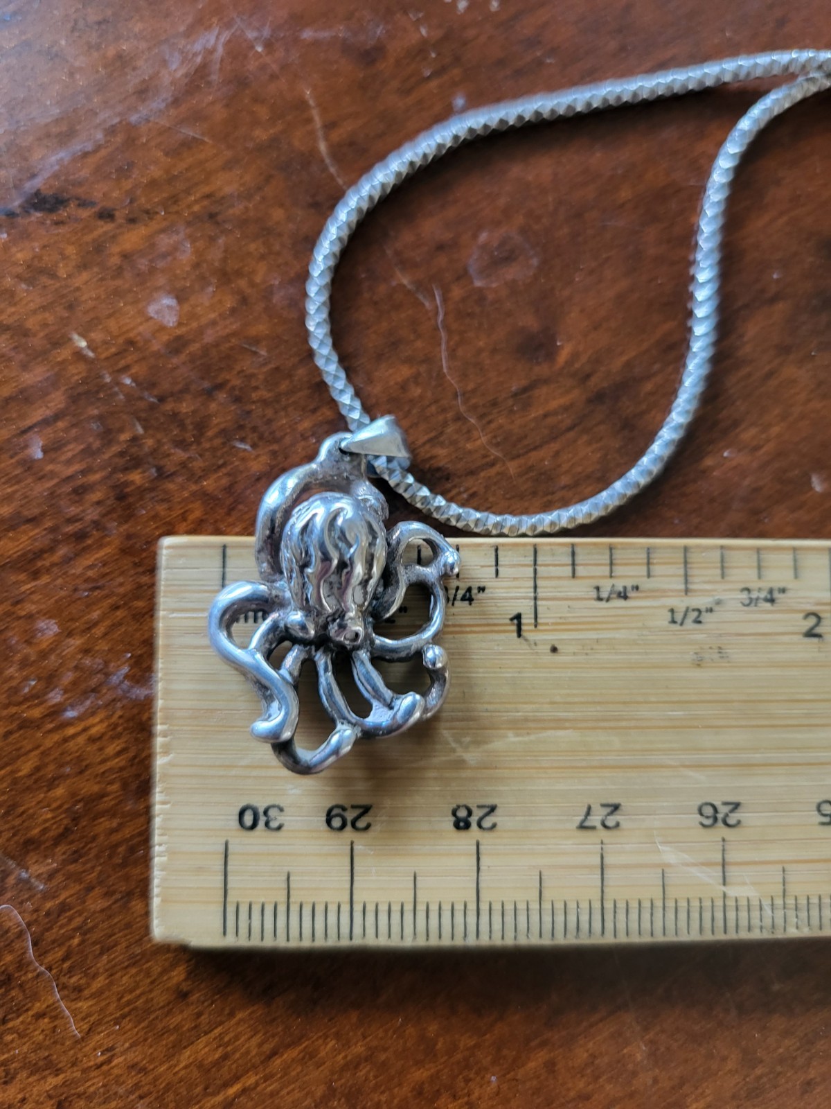 925 Sterling Silver Diamond Cut Chain Necklace Vior Approx 3mm About” Octopus