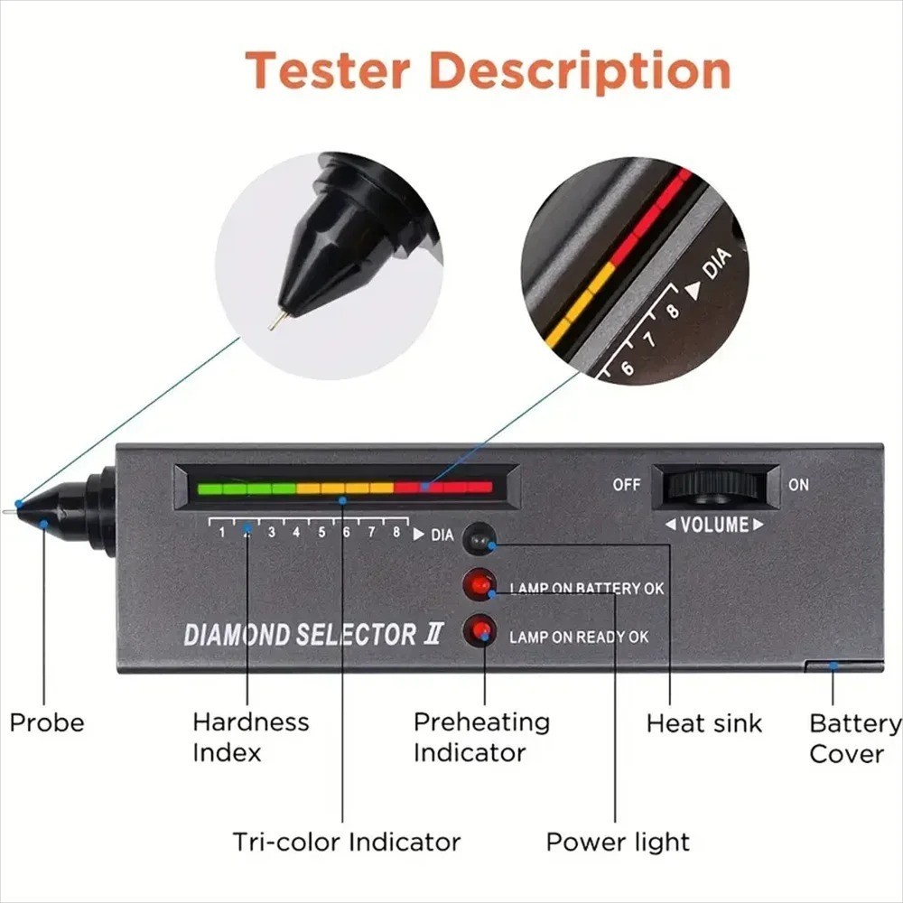 High Accuracy Gold Silver Test Kit Diamond Tester Precious Metal Testing Kit