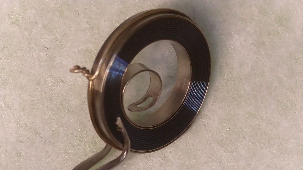 Watch Barrel Spring Diameter 16.2 Height 2.55 Thickness 0.25 mm