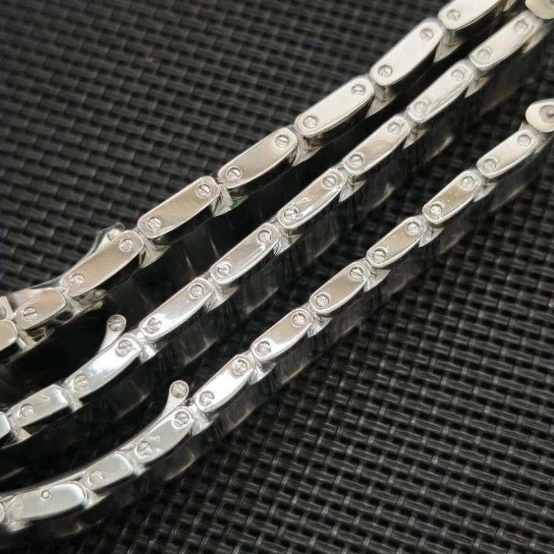 16 19 23mm Replacement Stainless Steel Watch Bracelet Band For Cartier Tank Must