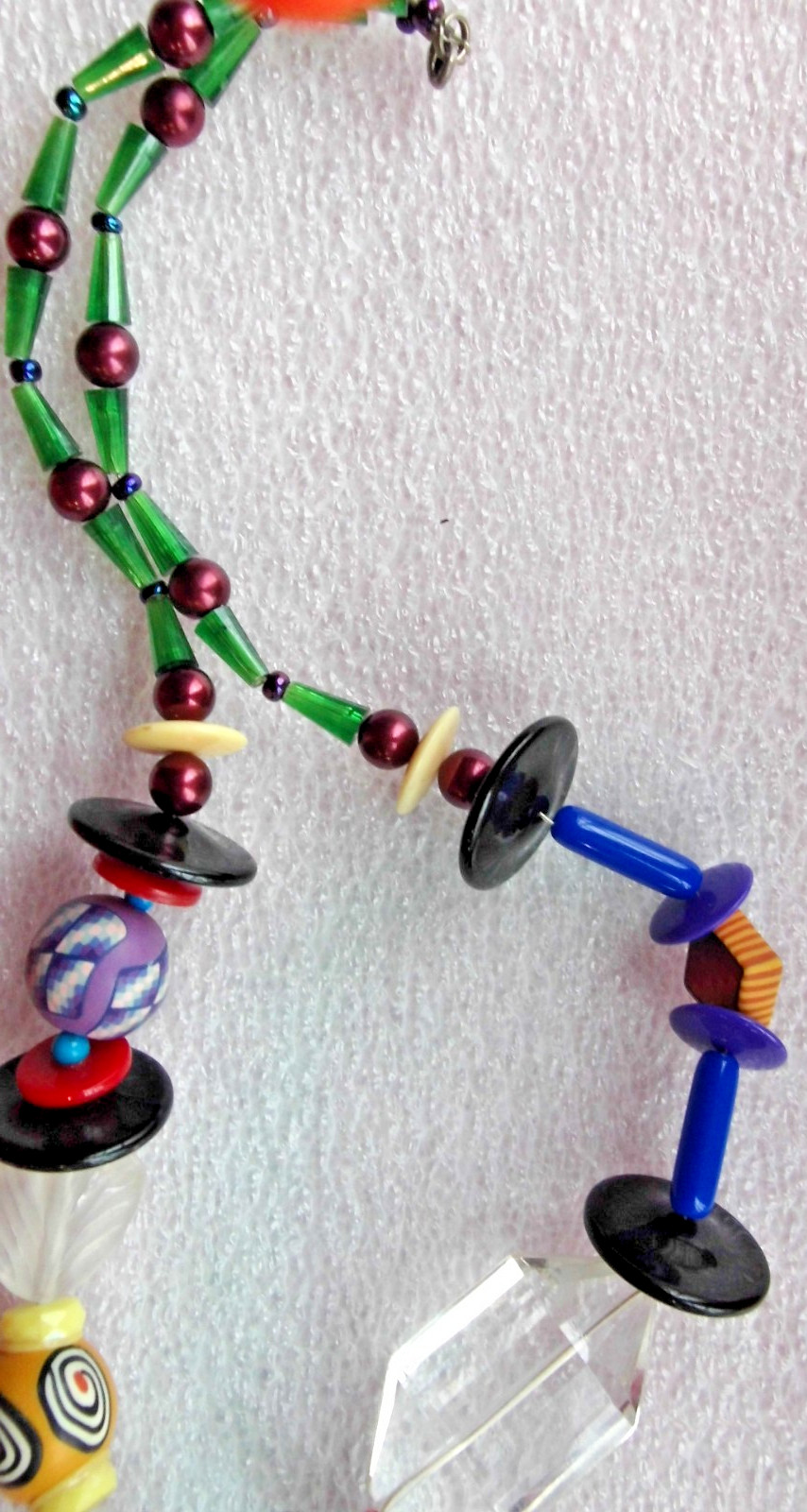 Beaded Necklace, Colorful, approx. 30″ long – Details Below