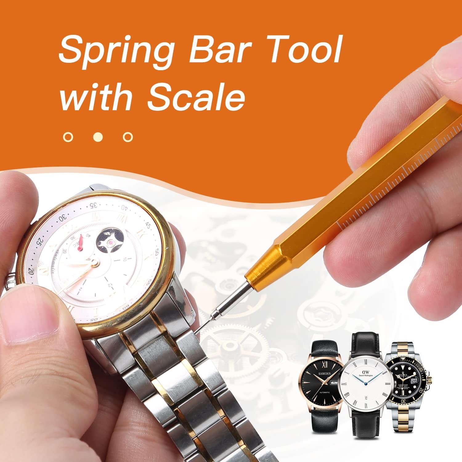 Professional Watch Repair Kit – Battery Replacement, Link Remover & Spring Bar T