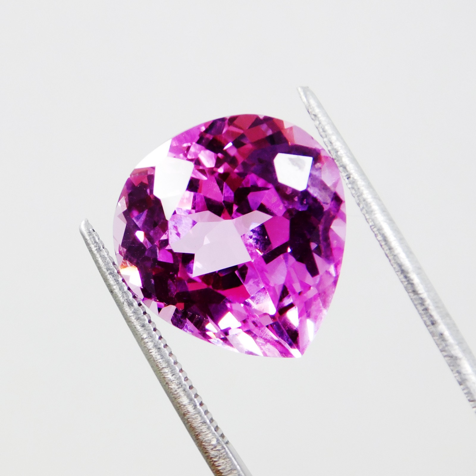 Natural Poudretteite Pinkish Pear 16.70 Ct FLAWLESS Certified Loose Gemstone