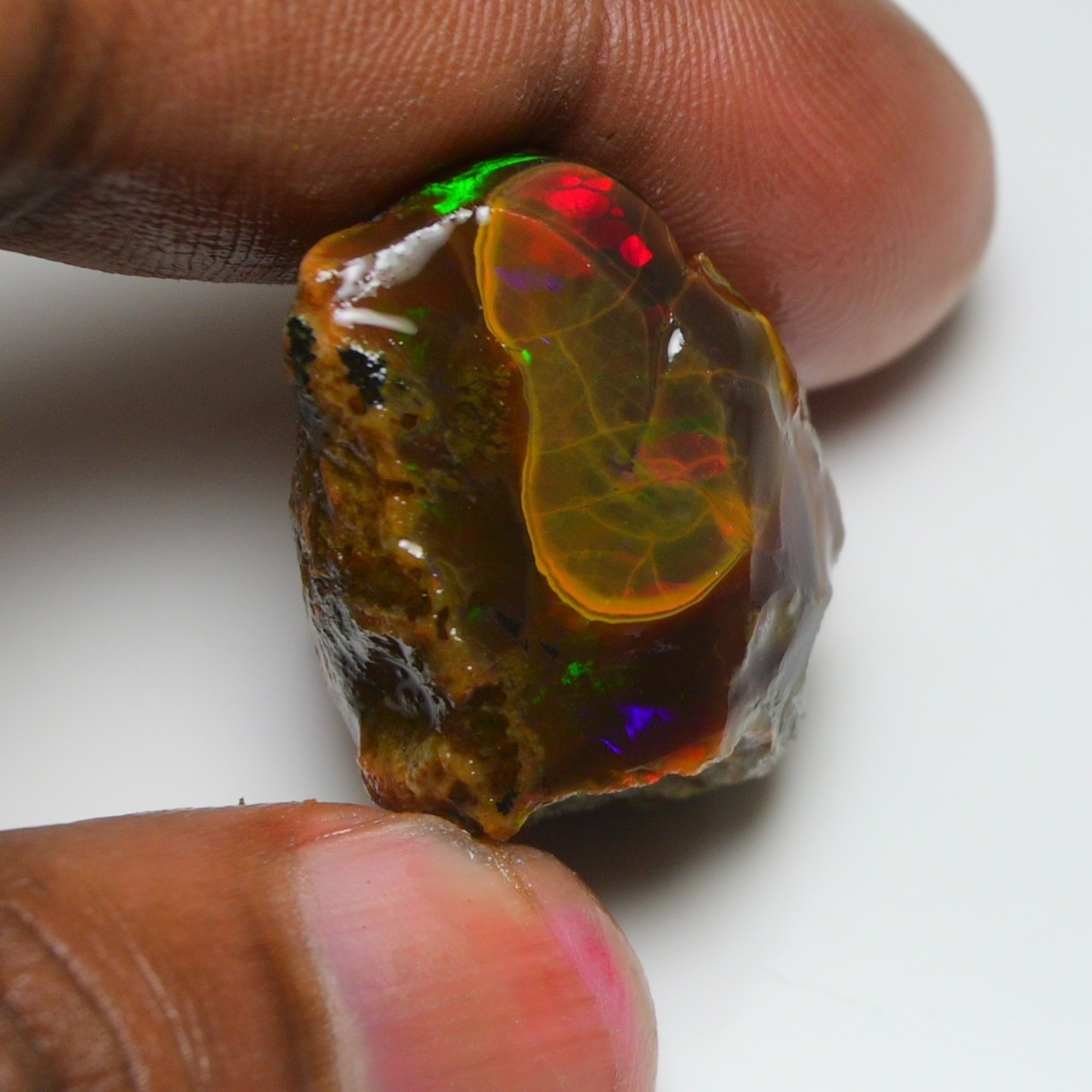 Opal Rough 58.85 Raw, Crystal Opal Specimen, Opal Gemstone