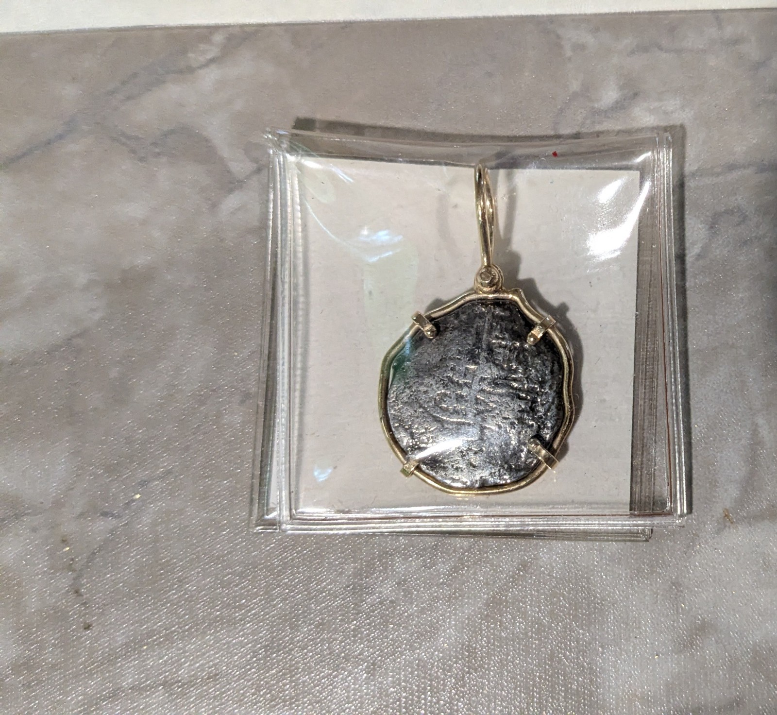 Authentic Nuestra Senora De Atocha Coin Pendant 14k Shipwreck Treasure