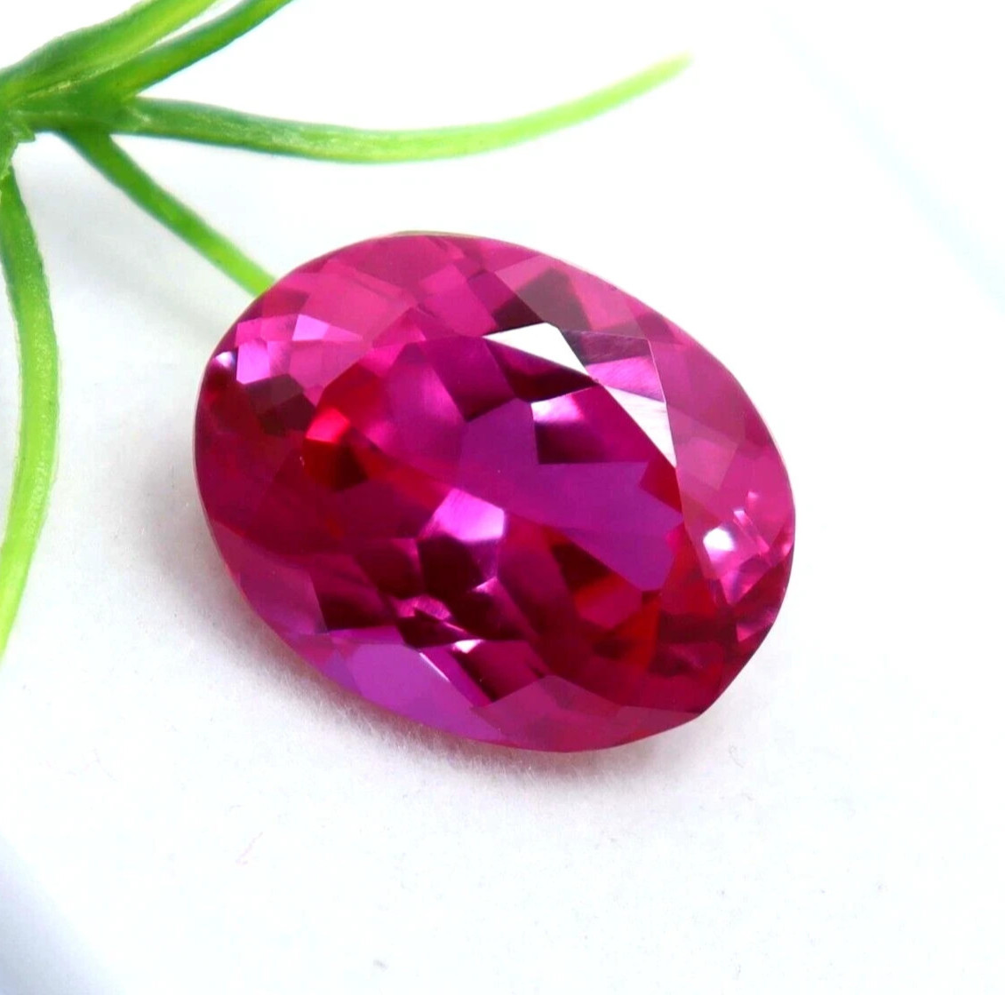Natural Ceylon Pink Sapphire Certified 7.60 Ct Oval Cut Faceted Loose Gemstone