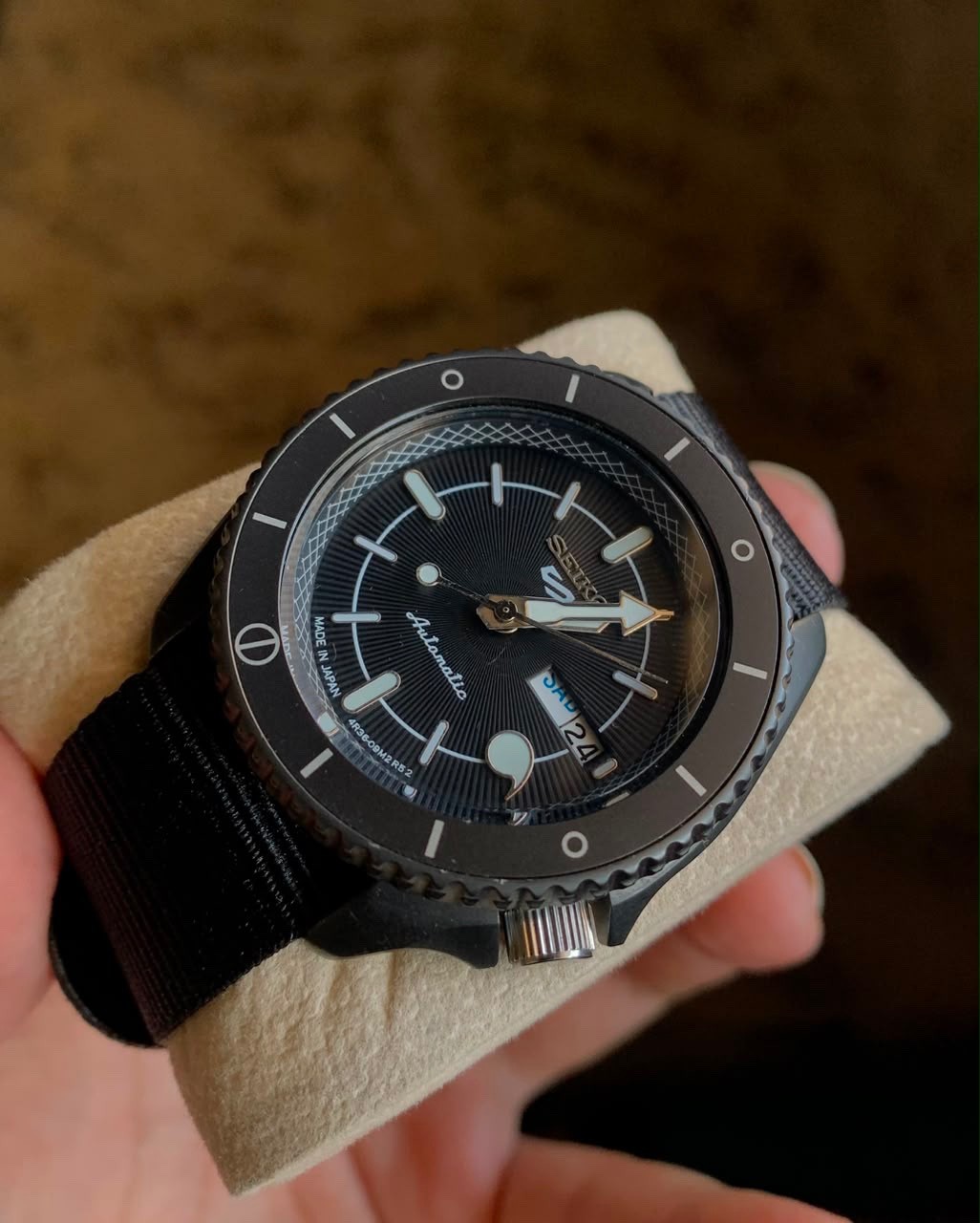 Seiko 5 Automatic Naruto & Boruto | Day/Time | Black Dial Men’s Wrist watch