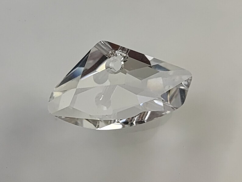 SWAROVSKI CRYSTAL 27mm Clear GALACTIC pendant bead 6657, Bridal