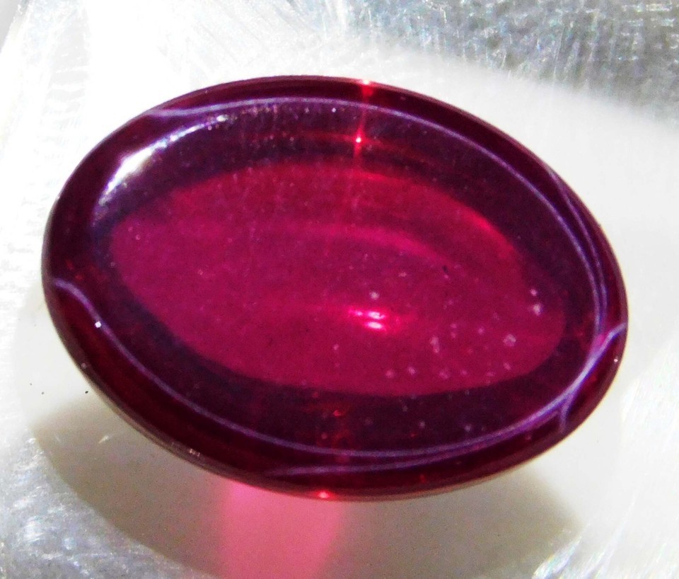 9.55 Ct Natural 6 Rays Red Star Ruby Cabochon Certified Loose Gemstone