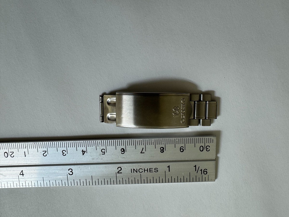 Nos Genuine Vintage Seiko Clasp Buckle 16mm connector 9mm