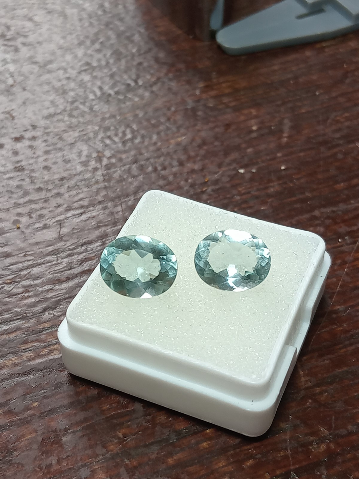 4.53 ct Natural Aquamarine Oval Gemstone Cut Pair natural loose gemstone