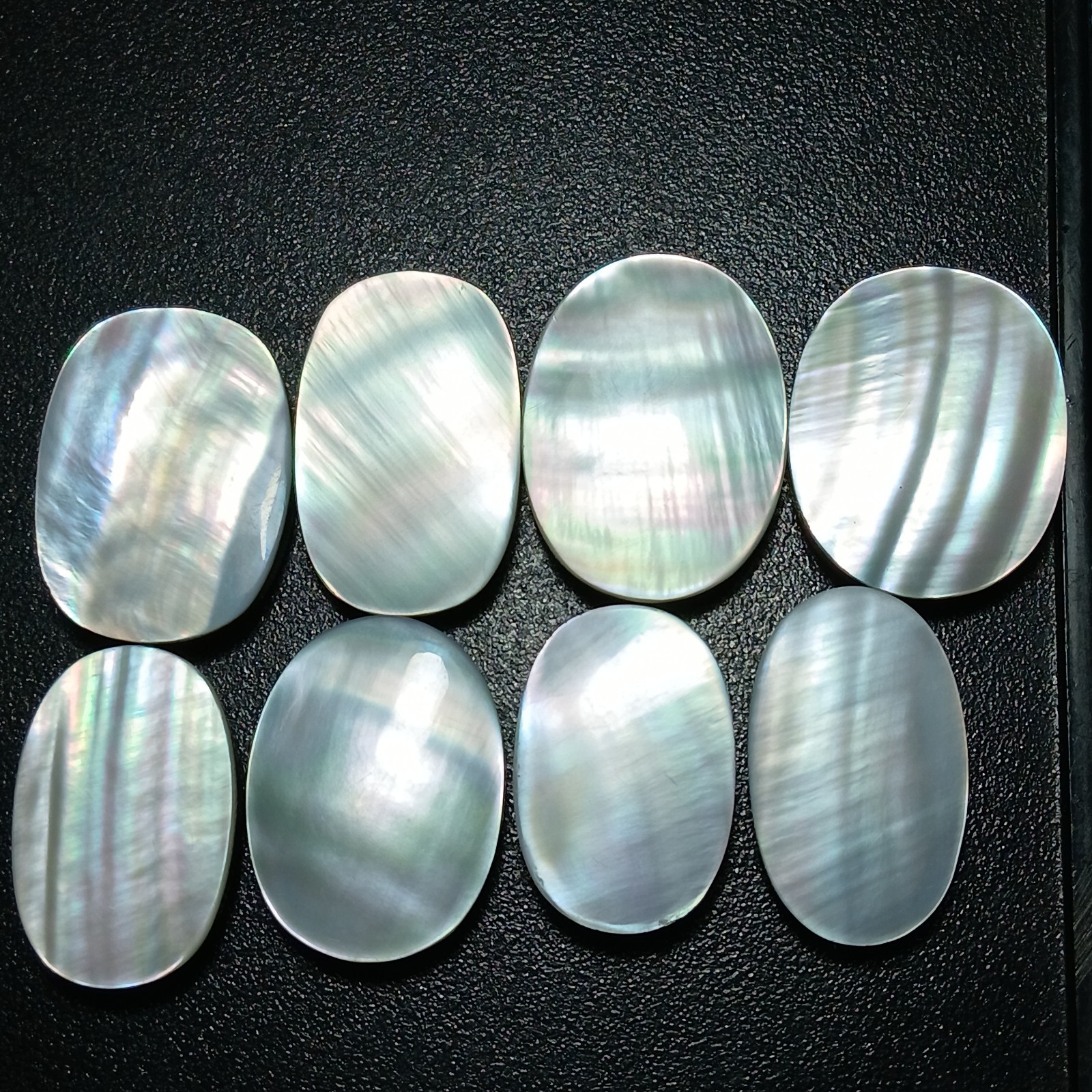 Tahitian mother of pearl cabochon lot natural white pearl loose gemstone jewelry
