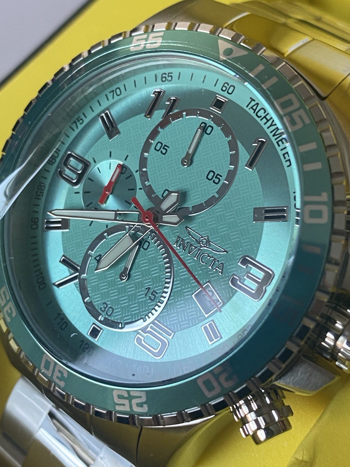 Brand New Invicta Specialty Mach Gala Men’s Watch 48mm Steel (69820) TachyMeter