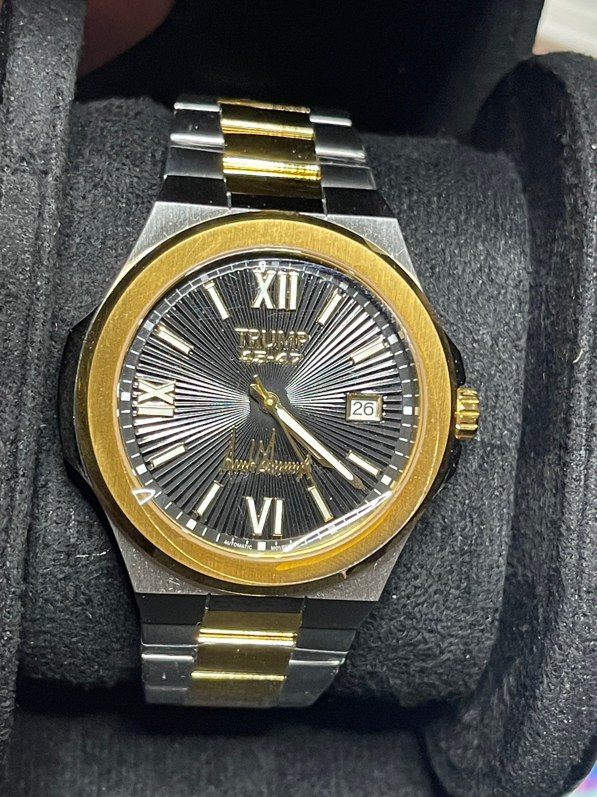 President DONALD TRUMP 45 47 Inauguration Jan 20 Watch BLACK SILVER GOLD # /500